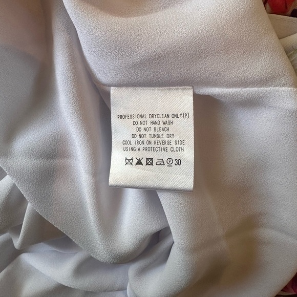 Fame and Partners Floral Maxi Dress Size 10 Prom Plunge Neck Strappy Back (Read) - Picture 5 of 9